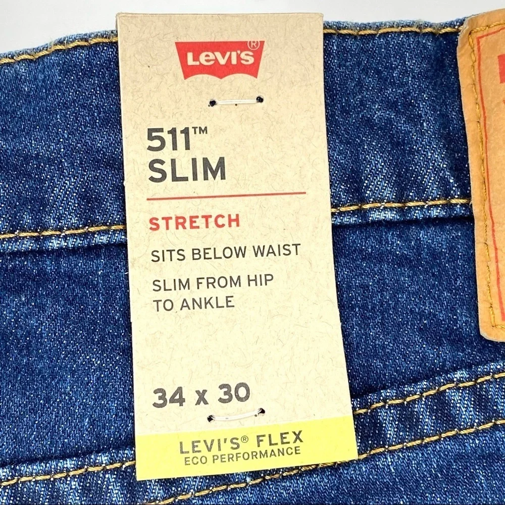Levi's Men's 511 Slim Fit Ripped Flex Jeans